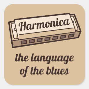 Carré Sticker Harmonica