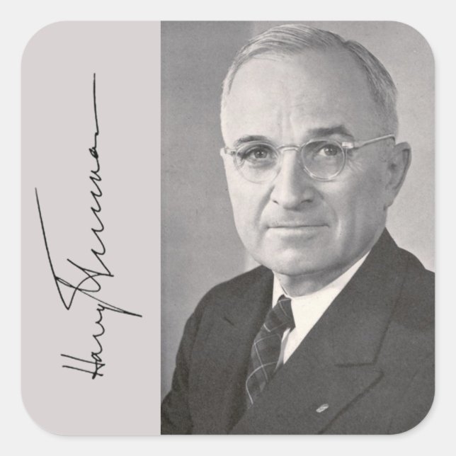 Carré Sticker Harry Truman (Devant)