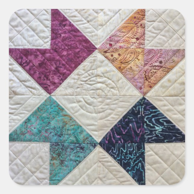 Carré Sticker incliné (Devant)