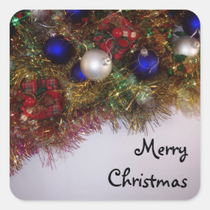 Carré Sticker Joyeux Noël