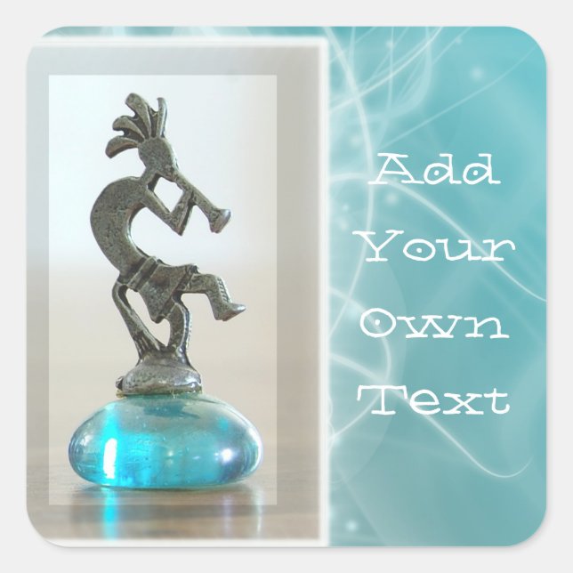 Carré Sticker Kokopelli (Devant)