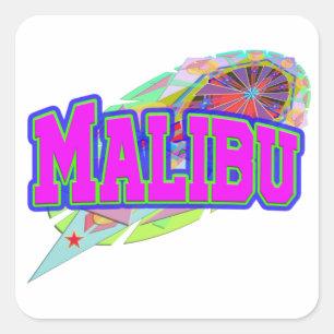 Carré Sticker Malibu Future
