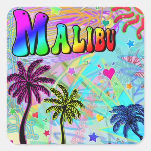Carré Sticker Malibu Vivid Romance