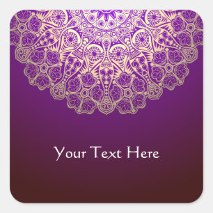 Carré Sticker Mandala Classy