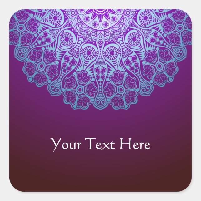 Carré Sticker Mandala Classy (Devant)