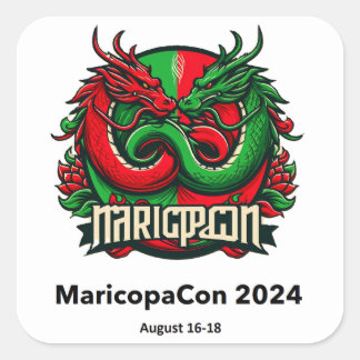Carré Sticker MaricopaCon 2024 (Dragons)