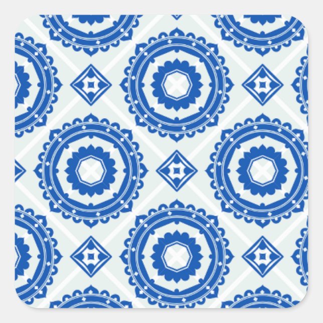 Carré Sticker Moroccan Zelij* Ceramic (Devant)