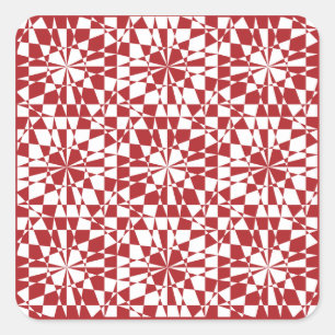 Carré Sticker motif géométrique
