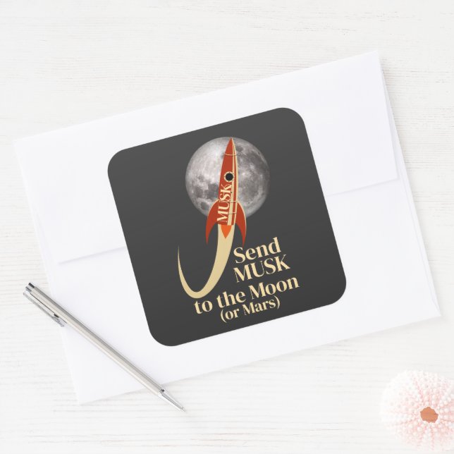 Carré Sticker Musk (Enveloppe)