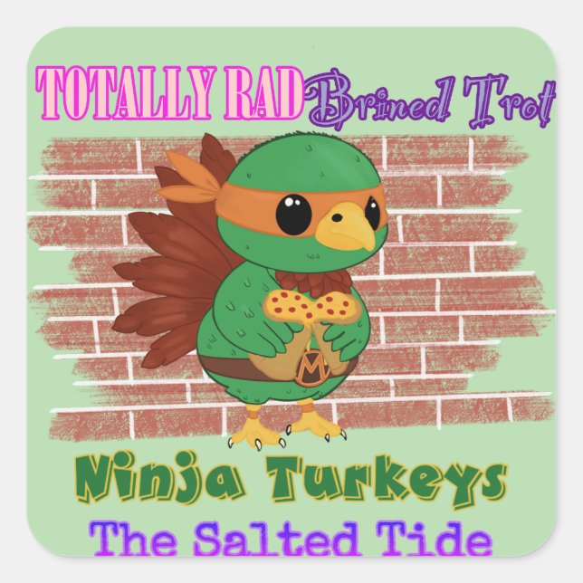 Carré Sticker Ninja Trotters 2024 (Devant)