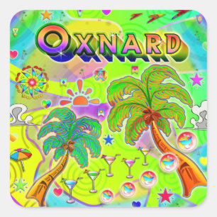 Carré Sticker Oxnard Mind Focus