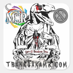 Carré Sticker Pack officiel "M$R Street Team"