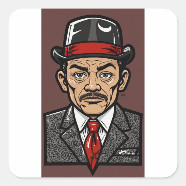 Carré Sticker Pack Vibrant : Ajoutez de la couleur à vot (Devant)