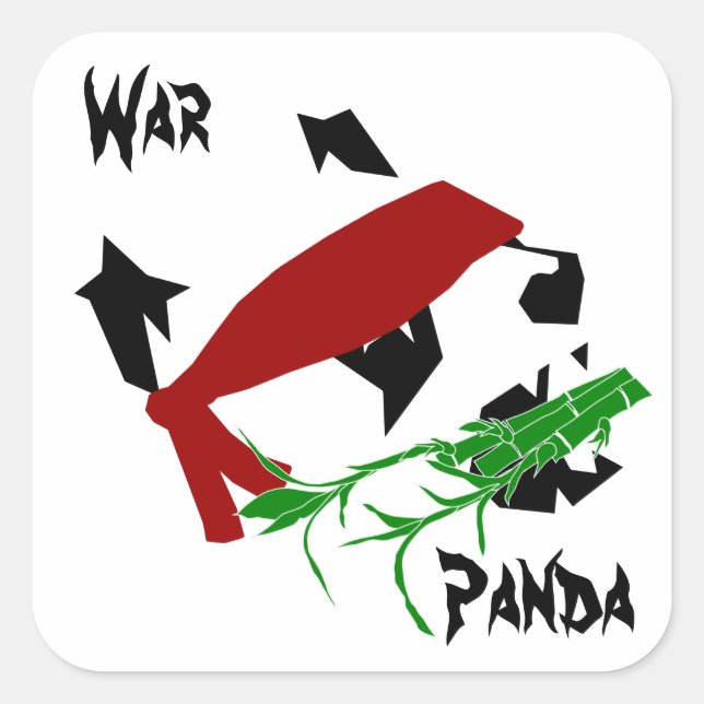 Carré Sticker Panda (Devant)