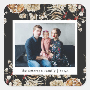 Carré Sticker photo Black Holiday