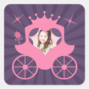 Carré Sticker photo Princess