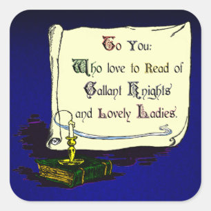 Carré Sticker plaque de présentation vintage