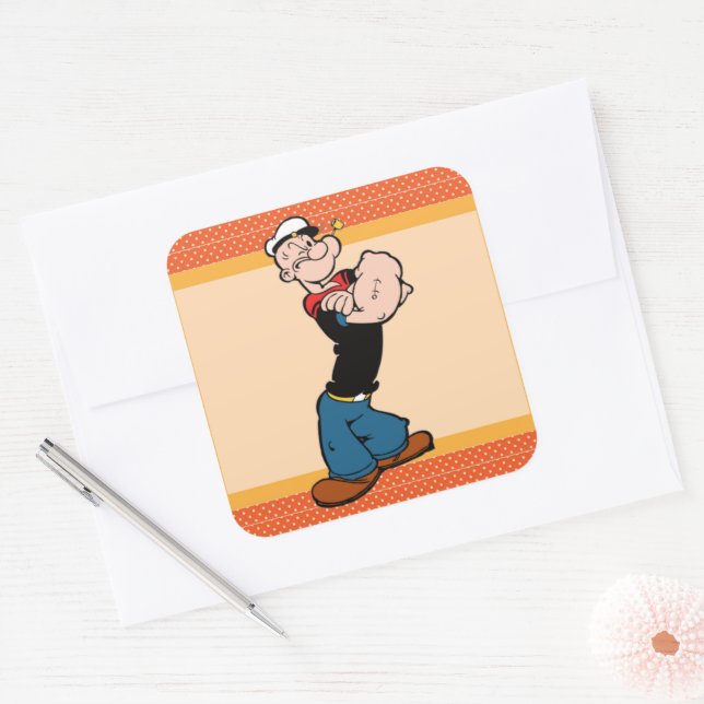 Carré Sticker Popeye (Enveloppe)