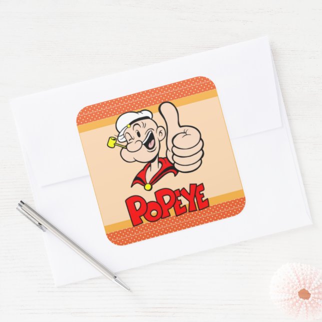 Carré Sticker Popeye (Enveloppe)