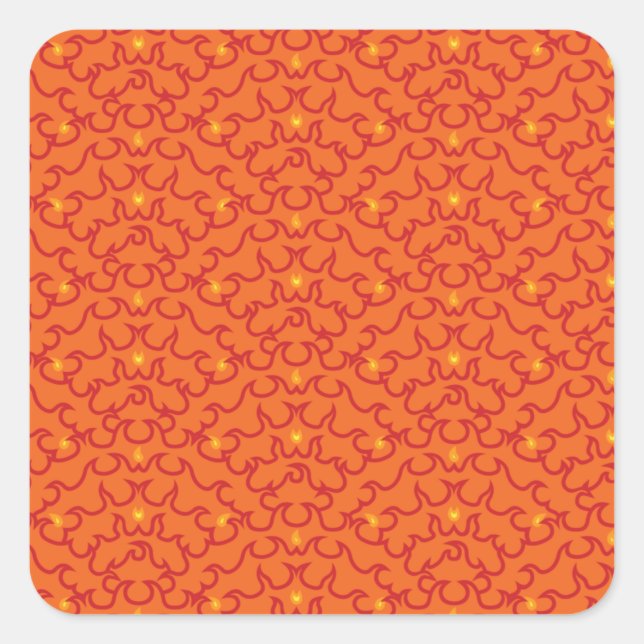 Carré Sticker pour arcs incendie (Devant)