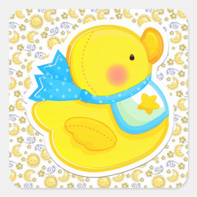 Carré Sticker pour bébé par SRF (Devant)