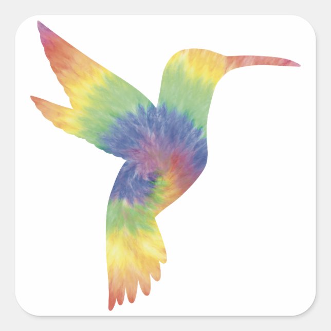 Carré Sticker pour colibri de teint (Devant)