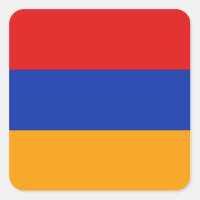 Sticker pour drapeau arménien