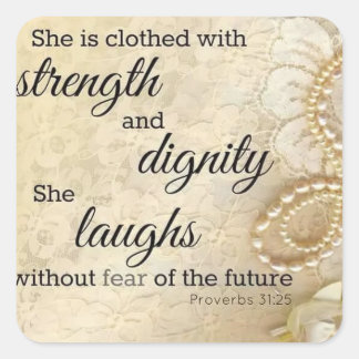 Carré Sticker pour femme forte