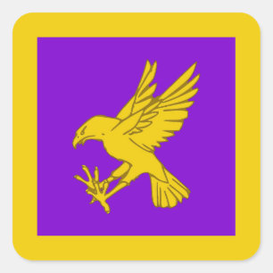 Carré Sticker pour insigne de la populace SCA Calontir