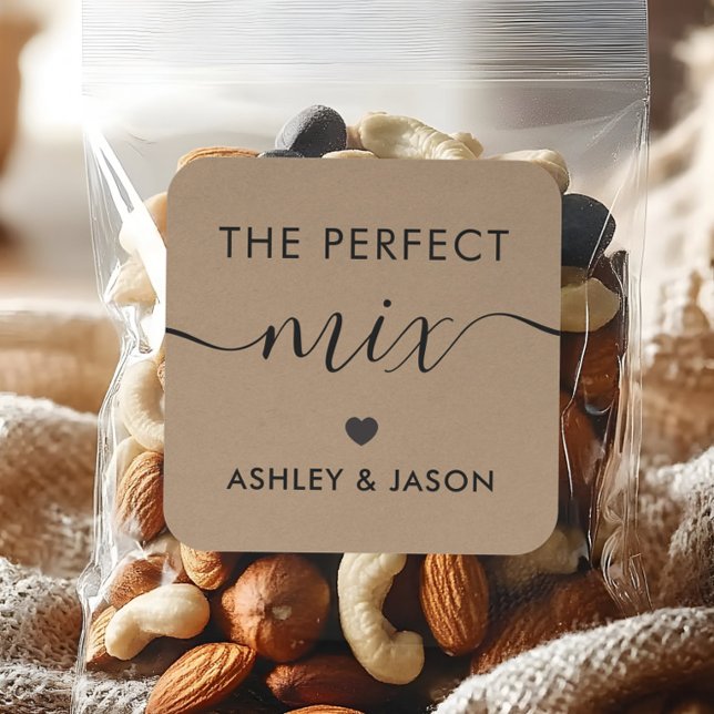 Carré Sticker pour le Mélange Parfait d'épices ou de Mix (Créateur téléchargé)