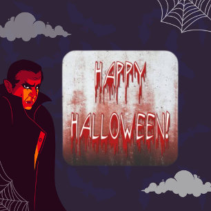 Carré Sticker pour le sang d'Halloween