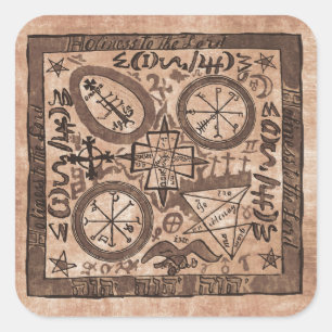 Carré Sticker pour parchemin de famille Smith