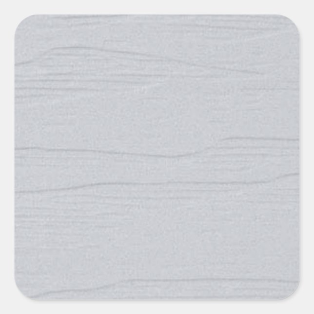 Carré Sticker pour support en vinyle gris (Devant)