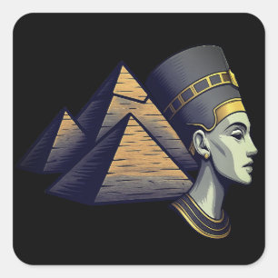 Carré Sticker Pyramid Queen