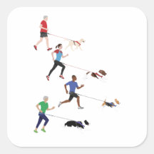 Sticker Quatuor Canicross