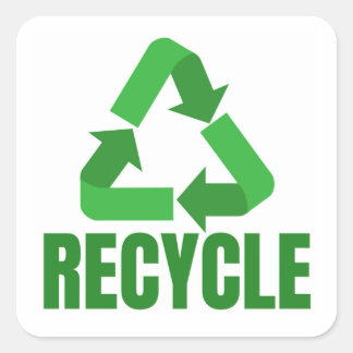 Carré Sticker ReCycle