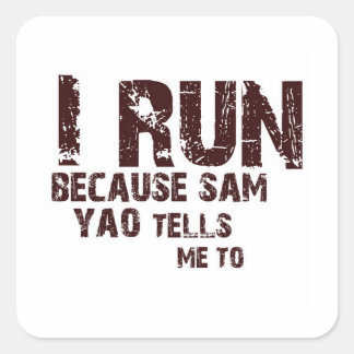 Carré Sticker Sam Yao