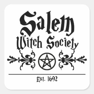 Carré Sticker Société de Sorcières Salem