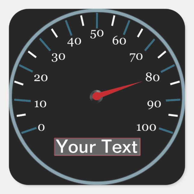 Carré Sticker Speed Racing (Devant)