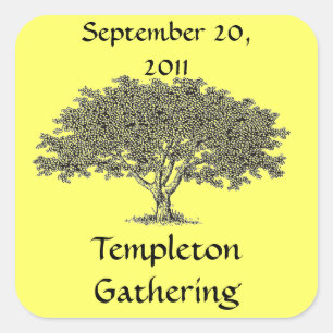 Carré Sticker (sq) - Balise Nom de l'arbre généalogique