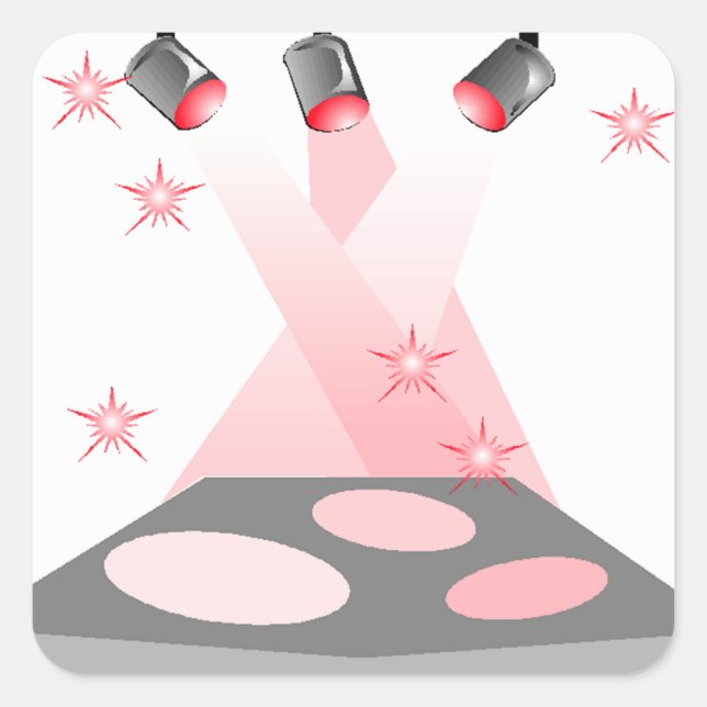 Carré Sticker Stagelight Talent Show Drama Chanter Actes (Devant)