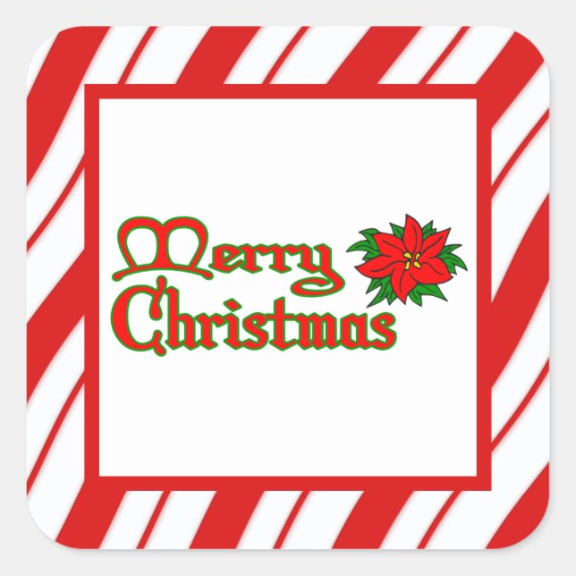 Carré Sticker Stripes Peppermint (Devant)