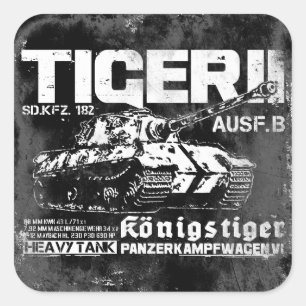 Carré Sticker Tiger II