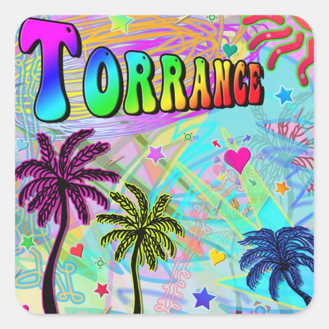 Carré Sticker Torrance Vivid Romance (Devant)