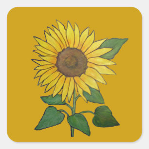 Carré Sticker tournesol