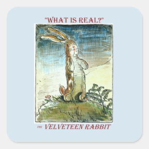 Carré Sticker Velveteen Rabbit