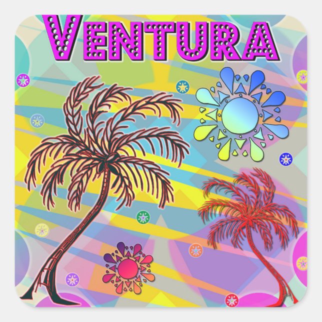 Carré Sticker Ventura Happy and Hope (Devant)