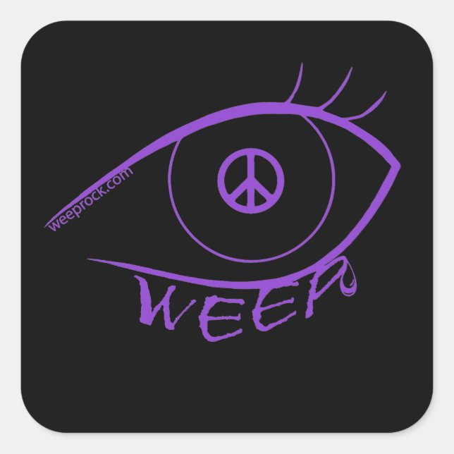 Carré Sticker WEEP (Devant)
