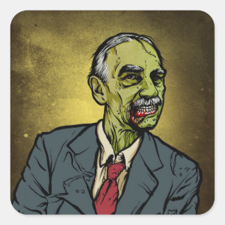 Carré Sticker Zombie Keynes