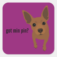 T'As Min Pin ? Sticker à broches miniatures (rouge